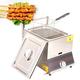 Stainless Steel LPG Fryer With Temperature Control And Removable Oil Basket, Countertop Gas Fryer For Home And Commercial, for Restaurant Family (Single)