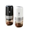 EPIZYN coffee machine Automatic Electric Coffee Grinder Cafe Coffee Beans Mill Conical Burr Grinder Machine for Home Travel Portable USB Rechargeable coffee maker (Color : Caffee Grinder-White)
