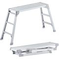 MCZY Telescoping Ladders, Multifunctional Non-Slip Safety Ladder Aluminum Alloy Ladder Indoor Household Extension Ladders Stepladder (Color : Silver, Size : 75cm) surprise gift