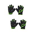 Toddmomy 2 Pairs Non-slip Gloves Motorcycle Gloves Sports Gloves Powerlifting Gloves Bike Gloves Cycling Gloves Palm Protector Gloves Gym Gloves Fingerless Mittens Non- Gloves Fitness Yoga