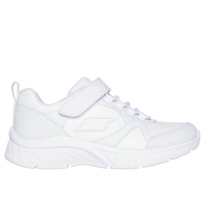 Skechers Girl's Microspec Plus - School Sweets Sneaker | Size 13.0 | White | Synthetic | Machine Washable