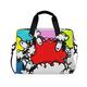 Cartoons Laptop Bag Sheep Laptop Case Computer Carrying Case 13-15.6 inch Laptop Sleeve Polyester Laptop Shoulder Bag Strap Handle Notebook Computer Bag for Boys Girls Women Men