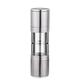 Salt and Pepper Grinder Stainless Steel Double Head Salt and Pepper Grinder Machine Pulverizer Shakers Spice Jar Condiment Bottle Refillable Salt & Peppercorn Shakers