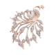 Brooch Brooches pin Brooches and Pins for Women Wedding for Pin Breastpin Peacock Women's Brooch Brooches for Women Brooch pin for Birthday, Party, Anniversary Jewelry Gift (Color : Rose Gold, Siz