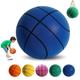 TLTAQZTT Silent Basketball | 2024 New Handleshh Silent Basketball Dribbling Indoor | Hush Handle Foam Training Ball | Quiet Bounce No Noise Basketball (Color : Blue, Size : No.7)