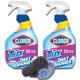 ONDAGO 2 Microfiber Towels Bundle with Daily Shower Bathroom Cleaner, 32oz (2 Pack) Bathroom Cleaner Spray for Shower, Bath, Tile, Counters