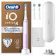 Oral-B iO4 Electric Toothbrushes For Adults, Fathers Day Gifts For Him / Her, 3 Toothbrush Heads, Travel Case & Toothbrush Head Holder, 4 Modes With Teeth Whitening, 2 Pin UK Plug, Pink