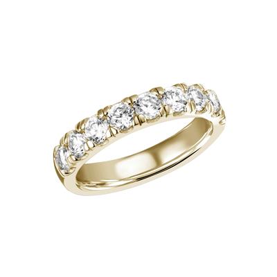 Fingerring FIRETTI "Schmuck Geschenk Silber 925 Silberring Ring Memoire-Optik glitzernd" Gr. 56, gold (gelbgoldfarben, k