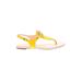 Karl Lagerfeld Paris Sandals: Yellow Shoes - Women's Size 8