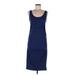 Old Navy Casual Dress - Sheath: Blue Marled Dresses - Women's Size Medium