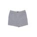 Lands' End Khaki Shorts: Blue Jacquard Bottoms - Women's Size 10