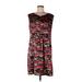 Mac & Jac Casual Dress - Shift: Red Jacquard Dresses - Women's Size Large