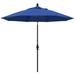 California Umbrella Golden State Series 9' Market Umbrella Metal in Blue/Navy | Wayfair GSCU908170-SA01