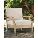 Signature Design by Ashley Clare View Lounge Outdoor Chair w/ Cushion Wood in Brown/Gray/White | 32 H x 30 W x 35 D in | Wayfair P801-820
