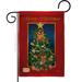 Breeze Decor Merry Christmas Tree 2-Sided Polyester 1'6.5" x 1'1" Garden Flag in Red | 18.5 H x 13 W in | Wayfair BD-XM-G-114079-IP-DB-D-US10-BD