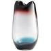 Cyan Design Sweet Saffron Decorative Table Vase Glass in Black/Blue/Red | 11.25 H x 6.25 W x 6.25 D in | Wayfair 10440