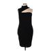 Lauren by Ralph Lauren Cocktail Dress - Sheath: Black Solid Dresses - Women's Size 16