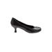 Maurices Heels: Pumps Kitten Heel Classic Black Print Shoes - Women's Size 10 - Round Toe