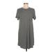 Abercrombie & Fitch Casual Dress - Shift: Gray Dresses - Women's Size Medium