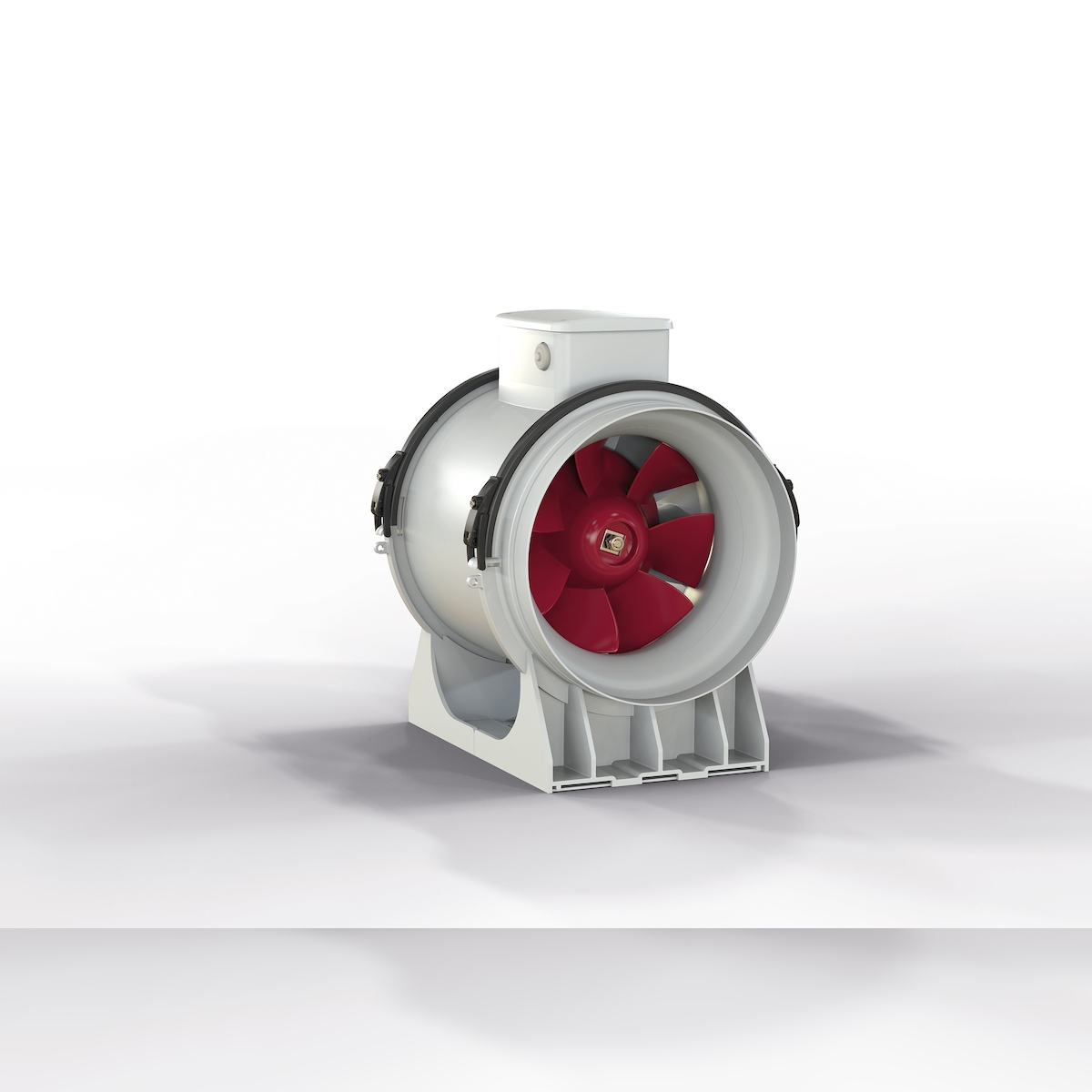 Vortice Rohrlüfter Lineo 200 Q Luftleistung bis 950 m³/h Grau / Silber / Titan 75 Image