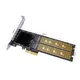 20Gbps/40Gbps PCI-E X4 to Dual Port M.2 M-Key Expansion Card for NVME 2230 2242 2260 2280 22110 SSD