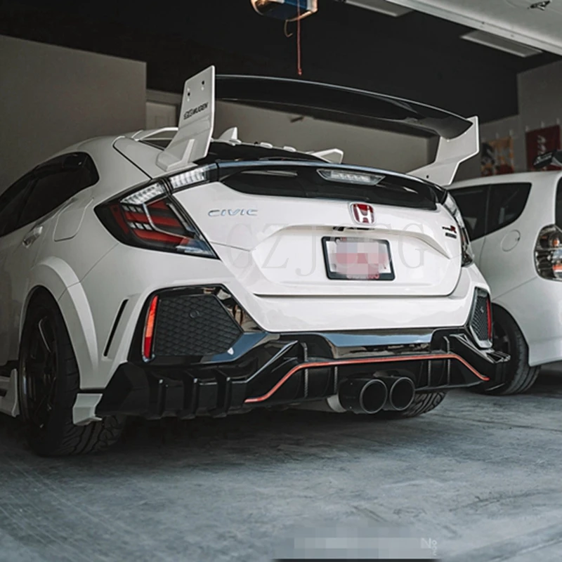 Für Honda Civic 10th spoiler Fließheck Civic 2016-2021FK4 FK7 FK8 MUGEN ABS spoiler schwanz JDM änderung Image
