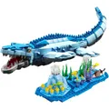 Jurassic Mosasaurus Building Block Set 1158 Pieces Compatible Legos Brick Building Kit Dinosaur