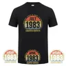 Made in gennaio 1983 T Shirt manica corta nata a settembre ottobre novembre ogni mese del 1983 top