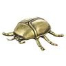 Delicato ottone insetto ornamento scarabeo scarabeo figurine decorazione a forma di Desktop
