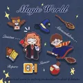 Harry Potter peripheral toys self-adhesive cloth patch Wizarding World cloth school bag seam-free