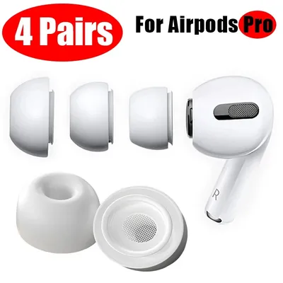 1-4 Paar Silikon-Kopfhörer spitze für Apple Airpods Pro 1 2 rutsch feste Ersatz-Ohrhörer Ohr zubehör Image