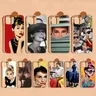 Custodia per telefono Audrey Hepburn per iPhone 14 13 12 Mini 11 Pro XS Max X XR SE 6 7 8 Plus