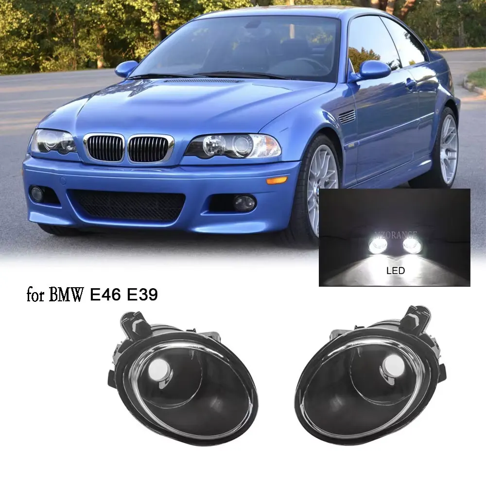 LED Fog Light for BMW E46 M3 2002 2003 2004 2005 2006 Headlights Fog Lamp for BMW E39 M5 2001 2002 2003 Fog Lights car parts