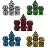 35 pz dadi poliedrici Set 5 colori DND dadi Set dadi da gioco in acrilico per RPG Dungeons and