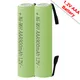 Batterie aste 1.2V AAA 900mAh cellule Ni-laissée Nimh coque verte avec languettes de soudage pour