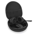 Custodia per cuffie Custodia per cavo di design Custodia per cuffie Contenitore universale per auricolari portatile Uso domestico all'aperto Nero