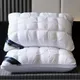 Luxus 3d Brot Gänse daunen und Feder bett Kissen zum Schlafen Bettwäsche Baumwolle Bezug mit