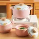 Casserole en céramique de dessin animé coréen marmite à soupe casserole rose mignonne ustensiles