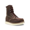 Loader 8" Soft Toe Wedge Work Boot, Brown, 14 M Us