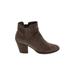 Dolce Vita Ankle Boots: Brown Shoes - Women's Size 7 1/2