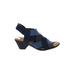 Comfortview Heels: Blue Solid Shoes - Women's Size 9 1/2