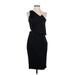 C/MEO Collective Cocktail Dress - Sheath: Black Solid Dresses - Women's Size Small