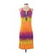 INC International Concepts Casual Dress - Sheath Keyhole Sleeveless: Purple Dresses - Women's Size Small