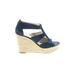 MICHAEL Michael Kors Wedges: Blue Shoes - Women's Size 7 1/2