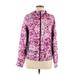 C9 By Champion Track Jacket: Purple Paint Splatter Print Jackets & Outerwear - Women's Size Medium