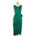 Calvin Klein Casual Dress - Sheath: Green Dresses - Women's Size 12