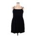 Old Navy Casual Dress - Slip dress: Black Solid Dresses - Women's Size X-Large