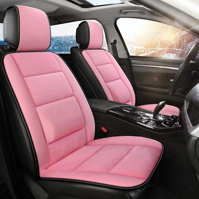 Plush Warm Car Seat Cover Universal Winter Plush Cushion Faux Fur for Car Seat Protector Mat Car Interior Protector Accessories