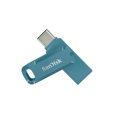 SanDisk Ultra Dual Drive Go USB 128GB USB-Stick USB Type-A / USB Type-C 3.2 Gen 1 (3.1 Gen 1) Blau