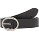 Calvin Klein Jeans Damen Classic Round LTHR Belt 25MM SN K60K611584 Gürtel, Schwarz (Black), 80